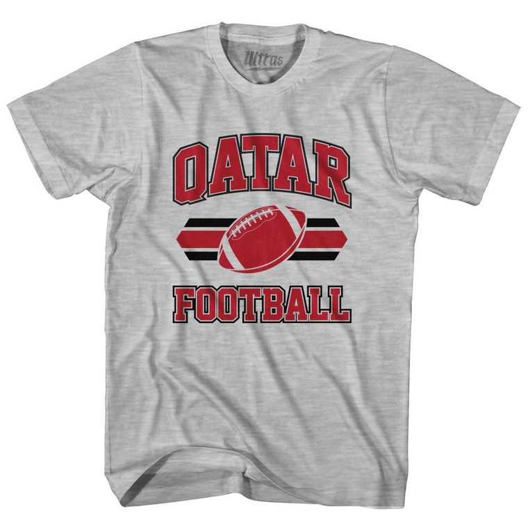Qatar 90's Football Team Adult Cotton - Grey Heather