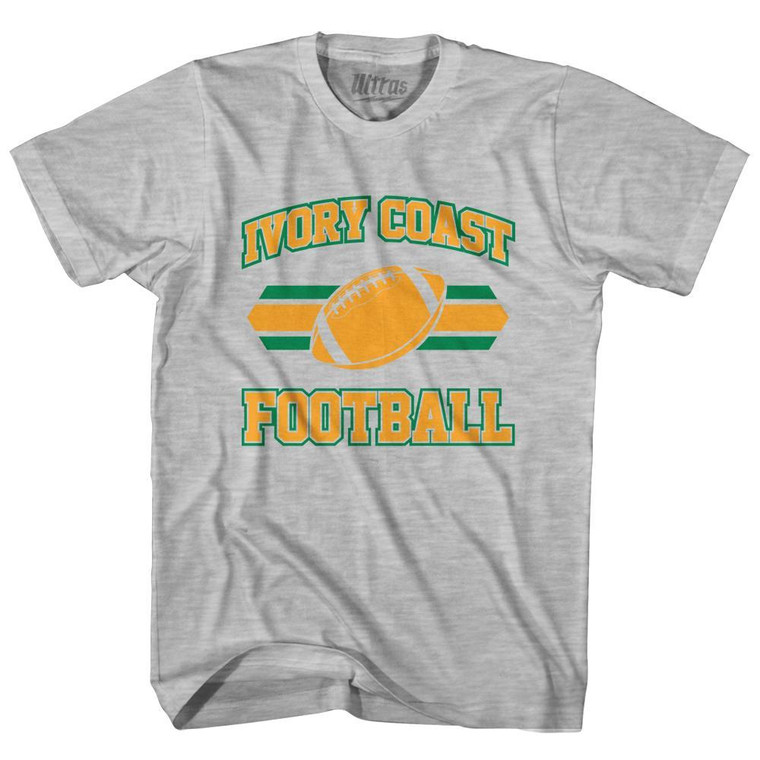 Ivory 90's Football Team Adult Cotton - Grey Heather