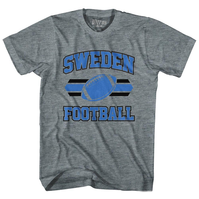 Sweden 90's Football Team Adult Tri-Blend - Athletic Grey