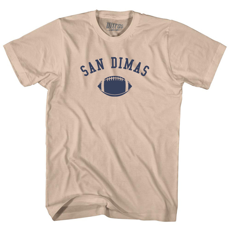 San Dimas Football Adult Cotton T-shirt - Creme