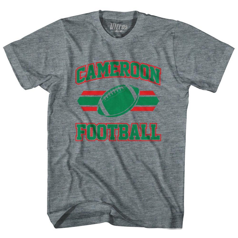 Cameroon 90's Football Team Youth Tri-Blend - Athletic Grey