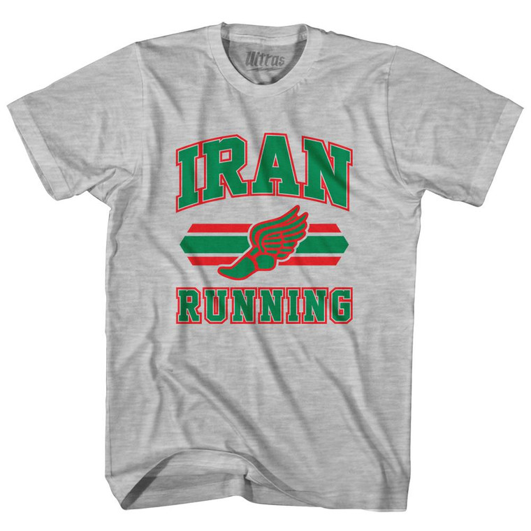 Iran 90's Running Team Cotton Youth T-Shirt - Grey Heather