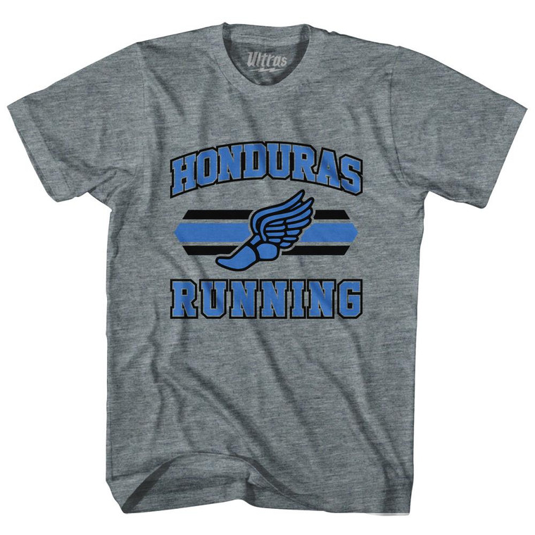 Honduras 90's Running Team Cotton Youth T-shirt - Athletic Grey