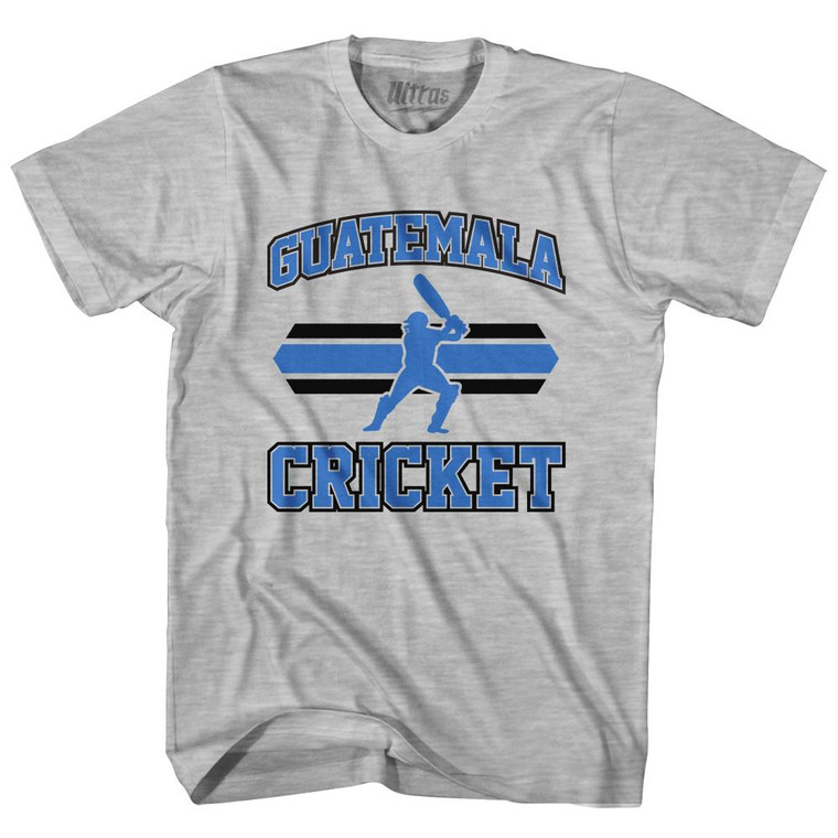 Guatemala 90's Cricket Team Cotton Youth T-Shirt - Grey Heather