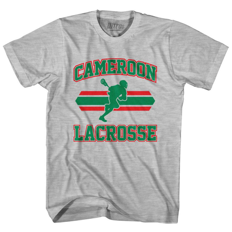 Cameroon 90's Lacrosse Team Cotton Youth T-Shirt - Grey Heather