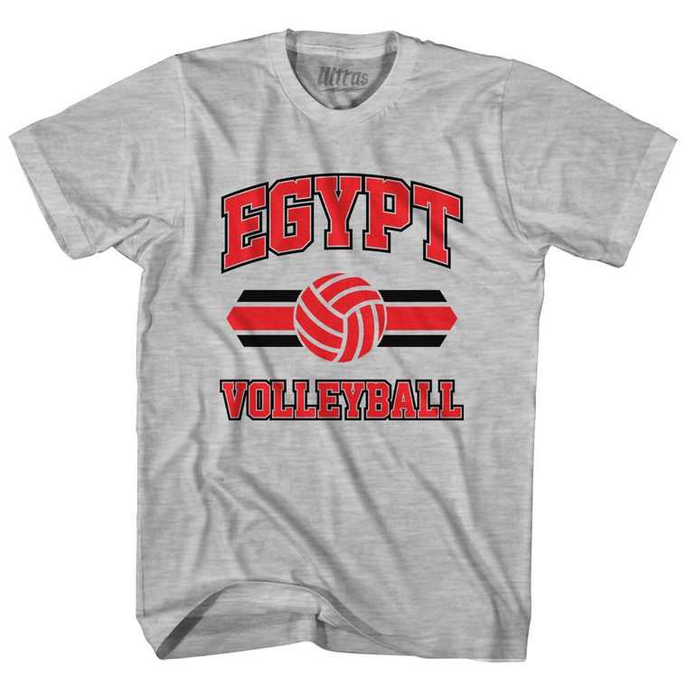 Egypt 90's Volleyball Team Cotton Youth T-Shirt - Grey Heather