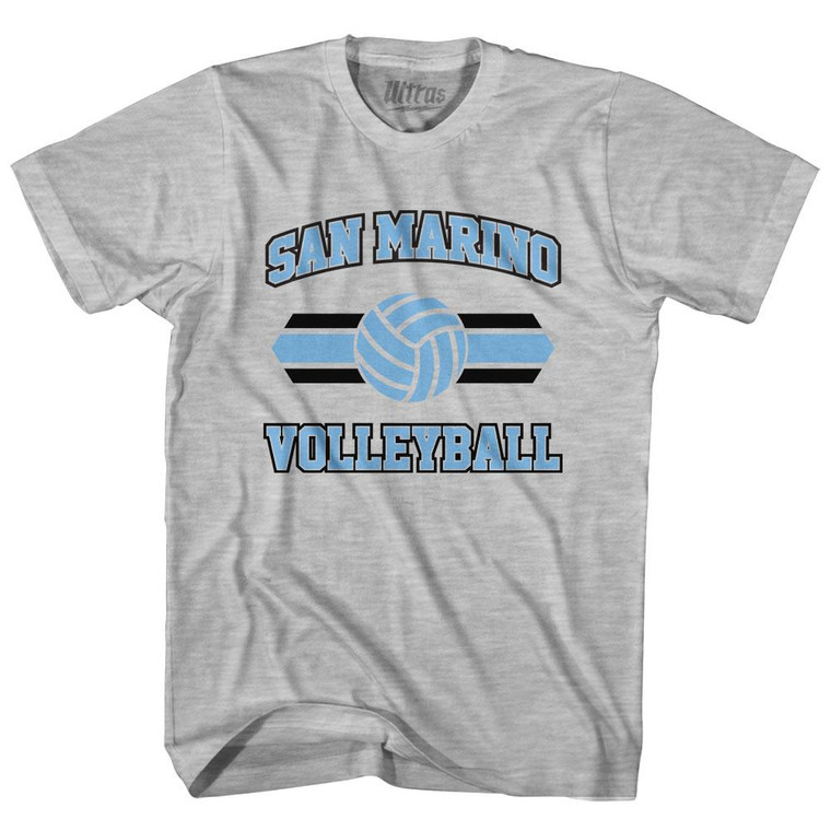 San Marino 90's Volleyball Team Cotton Youth T-Shirt - Grey Heather