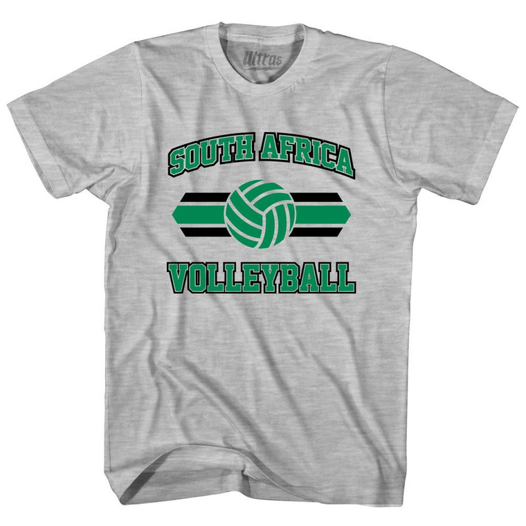 South Africa 90's Volleyball Team Cotton Youth T-Shirt - Grey Heather