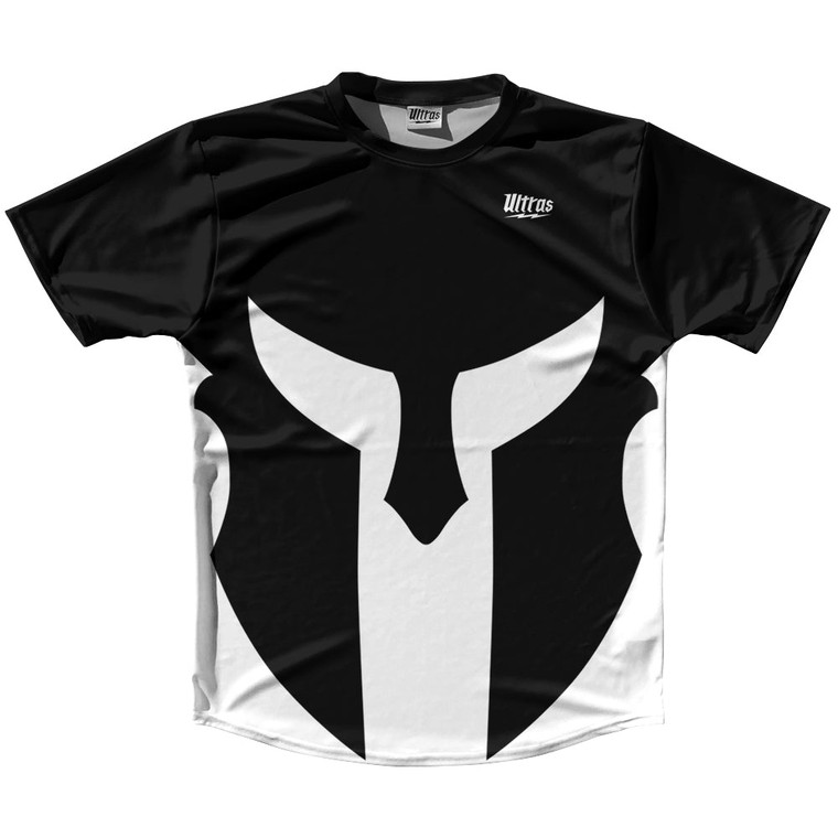 Spartan Running Shirt Track Cross Made In USA - Black And White