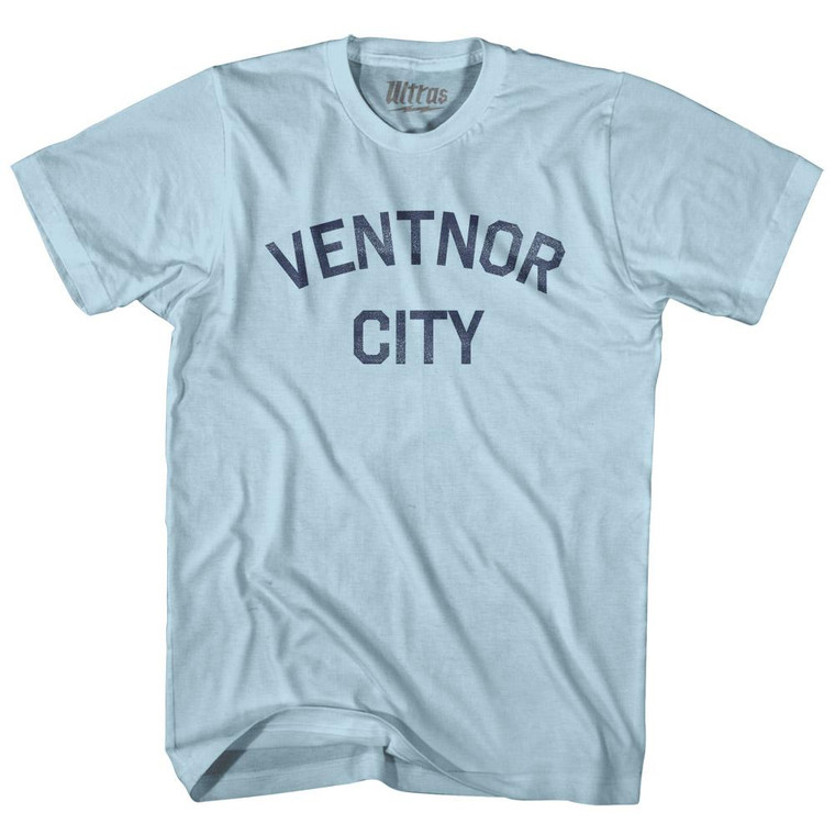 New Jersey Ventnor City Adult Cotton Vintage T-Shirt - Light Blue