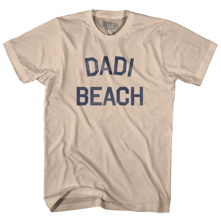 Guam Dadi Beach Adult Cotton Vintage T-Shirt - Creme