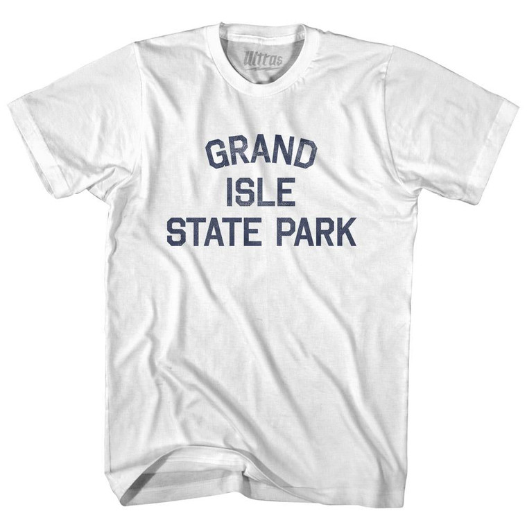 Vermont Grand Isle State Park Adult Cotton Vintage T-shirt - White