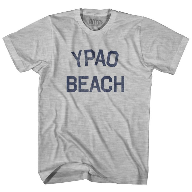 Guam Ypao Beach Adult Cotton Vintage T-Shirt - Grey Heather
