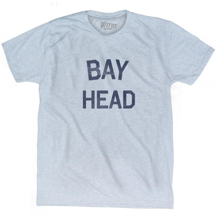 New Jersey Bay Head Adult Tri-Blend Vintage T-Shirt - Athletic White