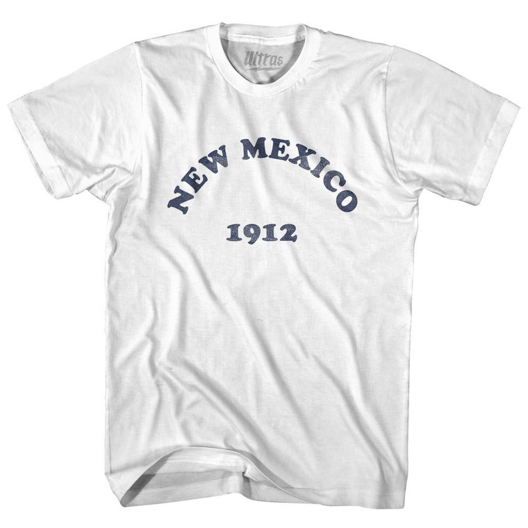 New Mexico State 1912 Womens Cotton Junior Cut Vintage T-shirt - White