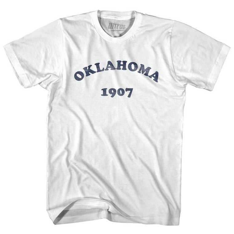 Oklahoma State 1907 Youth Cotton Vintage T-shirt - White