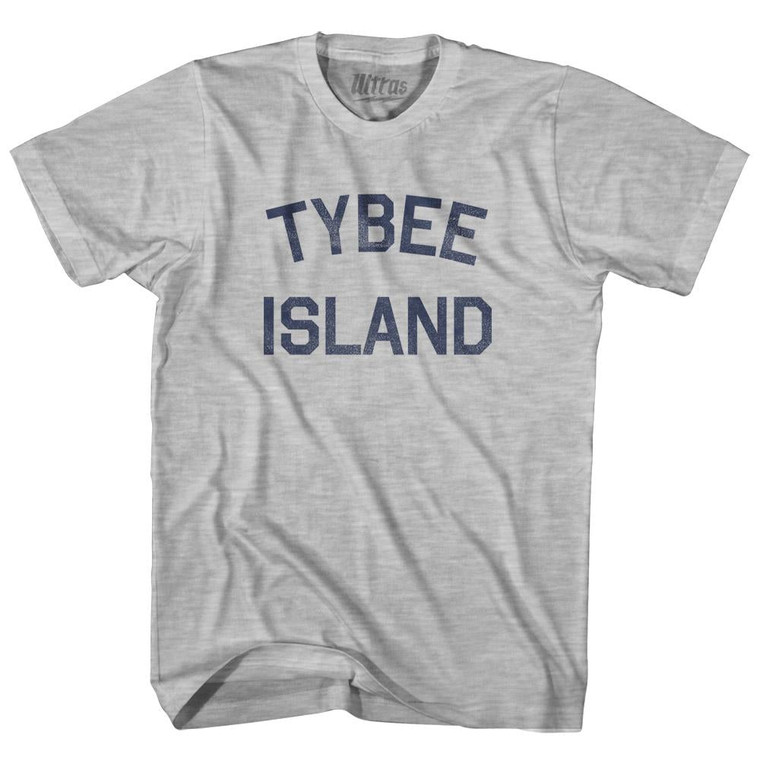 Georgia Tybee Island Youth Cotton Vintage T-Shirt - Grey Heather