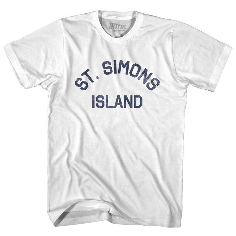 Georgia St. Simons Island Youth Cotton Vintage T-shirt - White