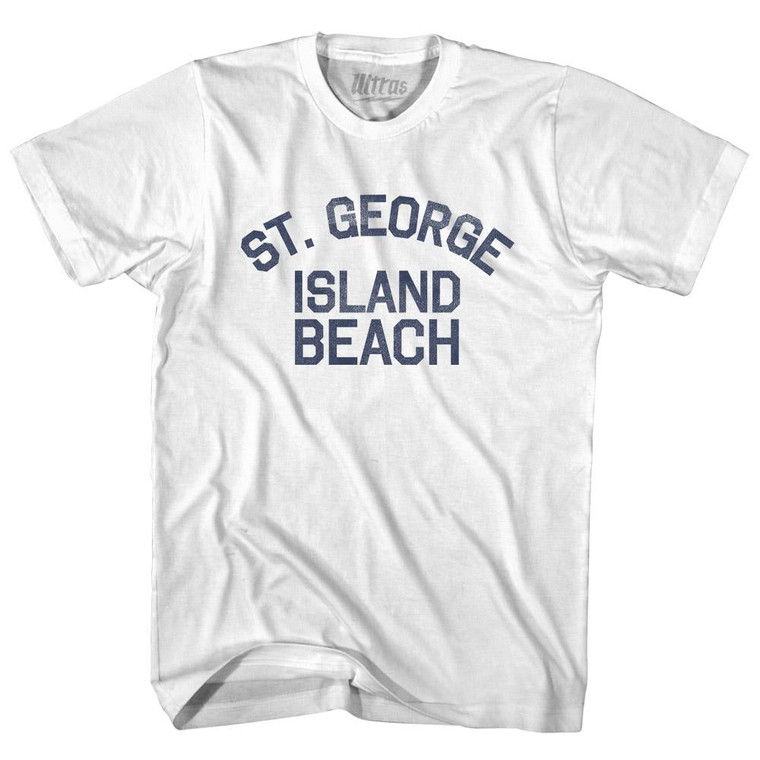Florida St. George Island Beach Youth Cotton Vintage T-shirt - White