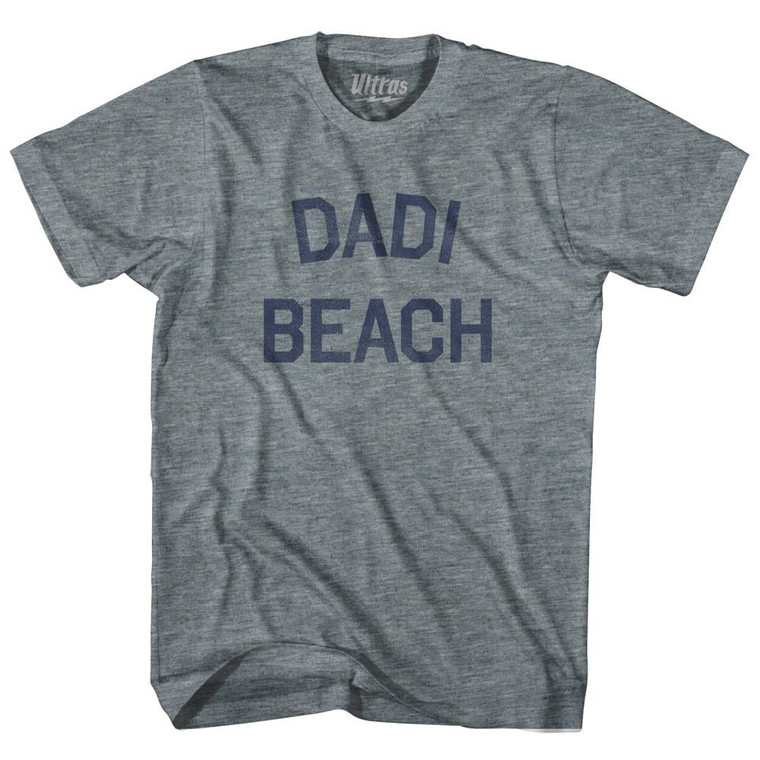 Guam Dadi Beach Youth Tri-Blend Vintage T-shirt - Athletic Grey