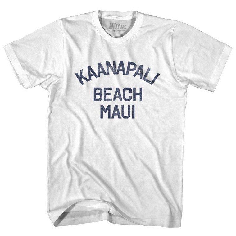 Hawaii Kaanapali Beach Maui Youth Cotton Vintage T-shirt - White