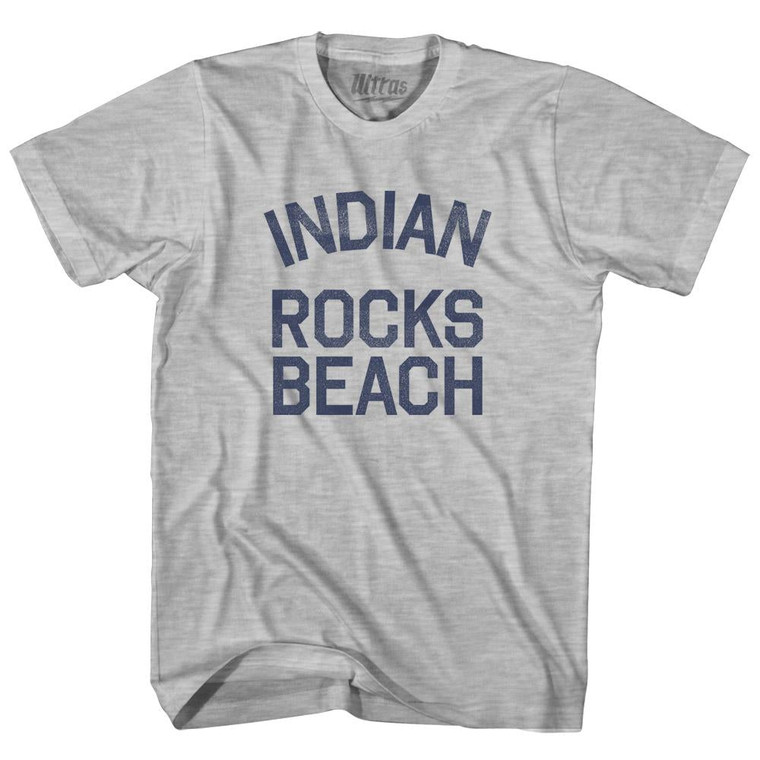 Florida Indian Rocks Beach Youth Cotton Vintage T-Shirt - Grey Heather