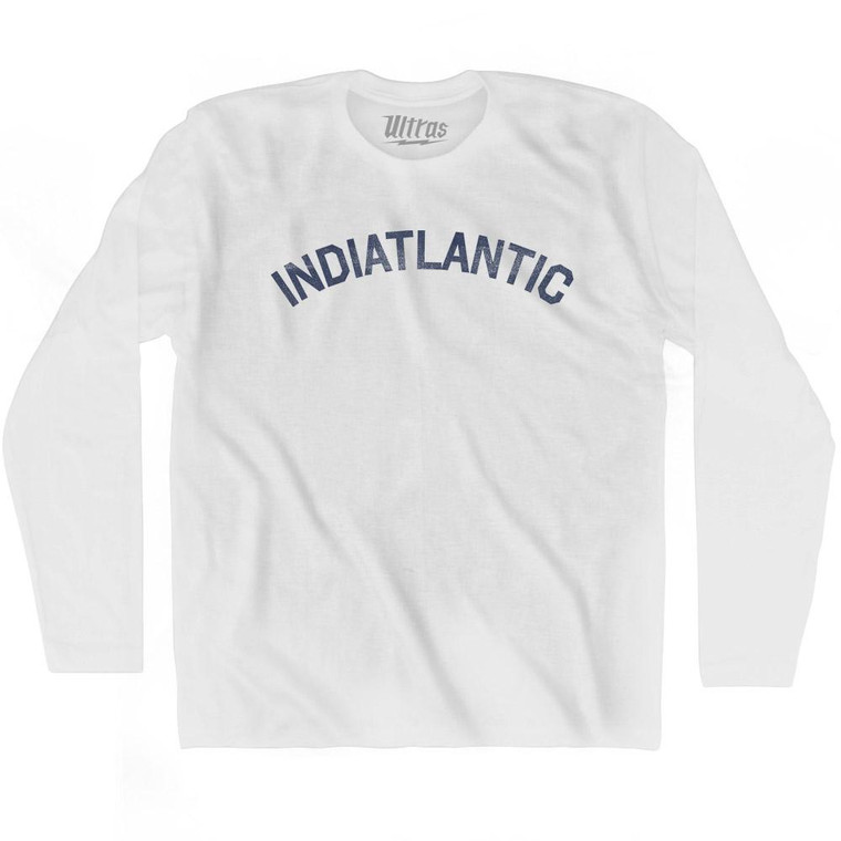 Florida Indiatlantic Adult Cotton Long Sleeve Vintage T-shirt - White