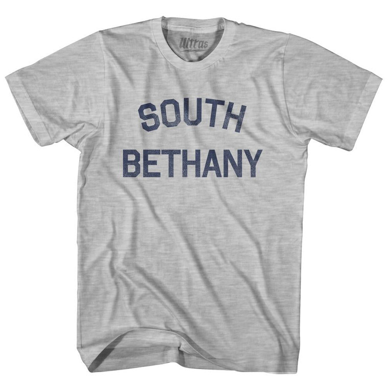 Delaware South Bethany Adult Cotton Vintage T-Shirt - Grey Heather
