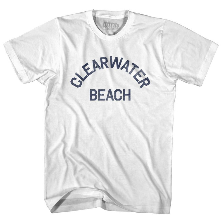 Florida Clearwater Beach Youth Cotton Vintage T-shirt - White