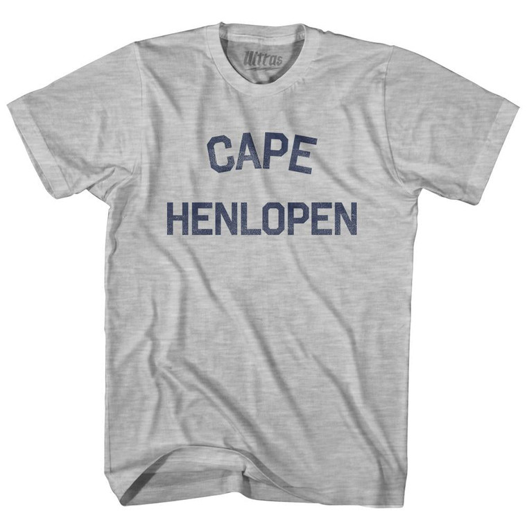 Delaware Cape Henlopen Womens Cotton Junior Cut Vintage T-Shirt - Grey Heather