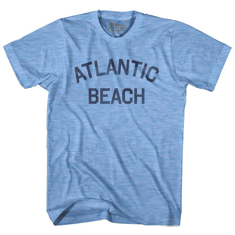 Florida Atlantic Beach Adult Tri-Blend Vintage T-Shirt - Athletic Blue