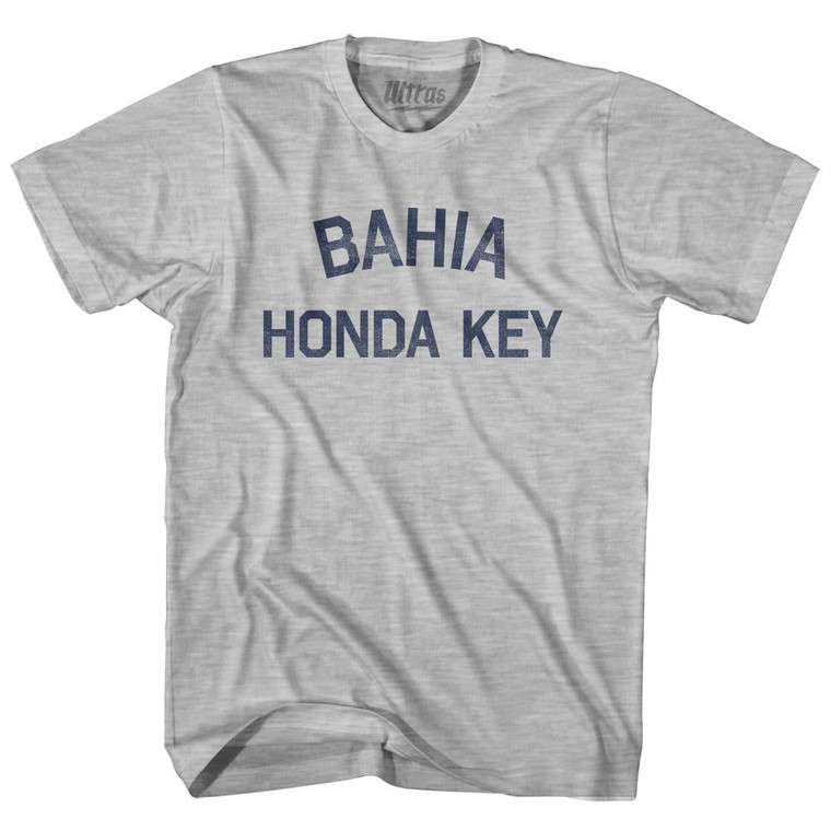 Florida Bahia Honda Key Youth Cotton Vintage T-Shirt - Grey Heather