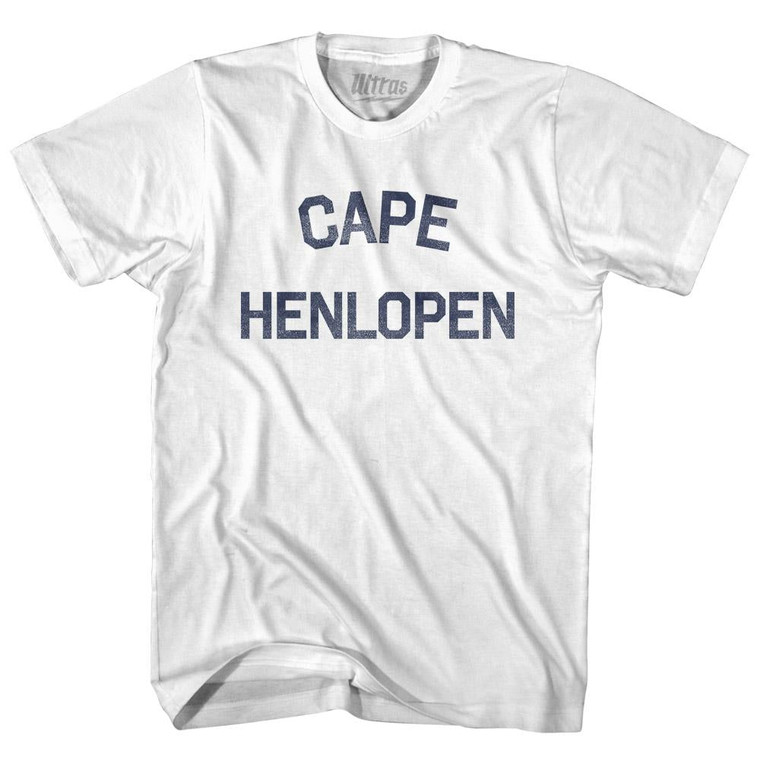 Delaware Cape Henlopen Adult Cotton Vintage T-shirt - White