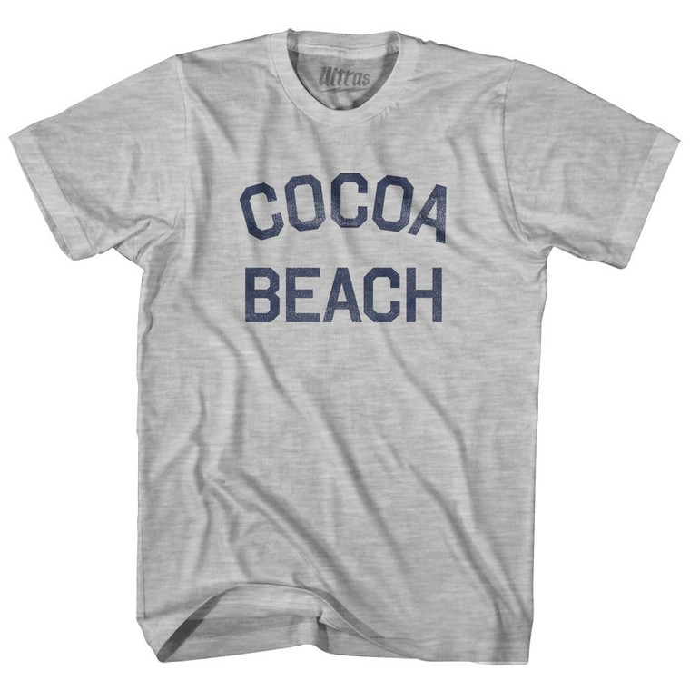 Florida Cocoa Beach Youth Cotton Vintage T-Shirt - Grey Heather