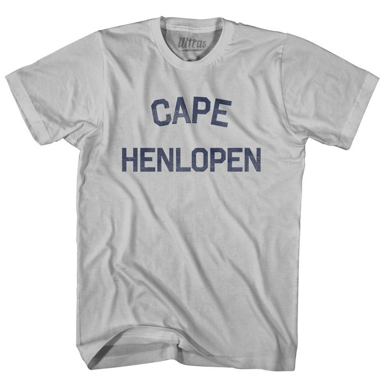 Delaware Cape Henlopen Adult Cotton Vintage T-Shirt - Cool Grey
