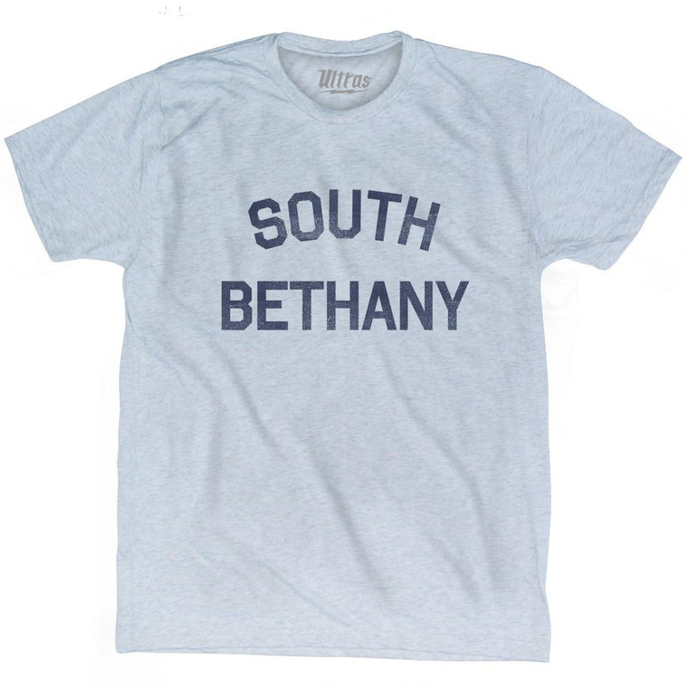 Delaware South Bethany Adult Tri-Blend Vintage T-Shirt - Athletic White