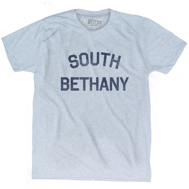 Delaware South Bethany Adult Tri-Blend Vintage T-Shirt - Athletic White