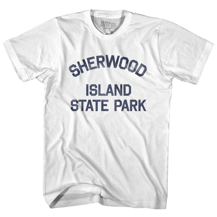 Connecticut Sherwood Island State Park Womens Cotton Junior Cut Vintage T-shirt - White