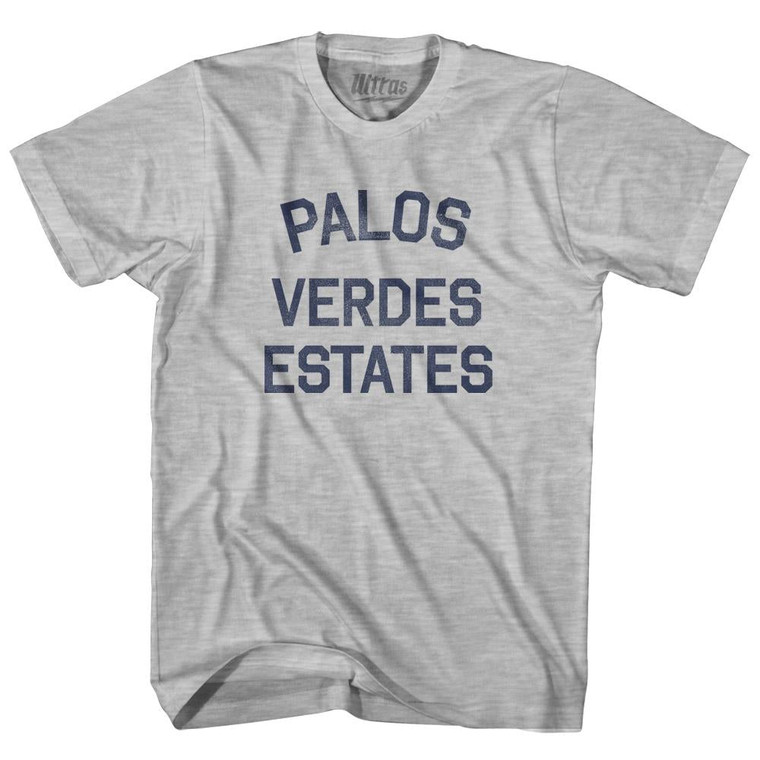 California Palos Verdes Estates Youth Cotton Vintage T-Shirt - Grey Heather