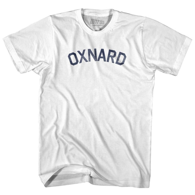 California Oxnard Youth Cotton Vintage T-shirt - White