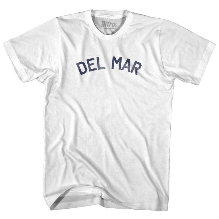 California Del Mar Youth Cotton Vintage T-shirt - White