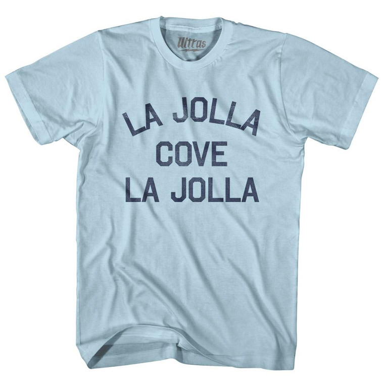California La Jolla Cove La jolla Adult Cotton Vintage T-Shirt - Light Blue