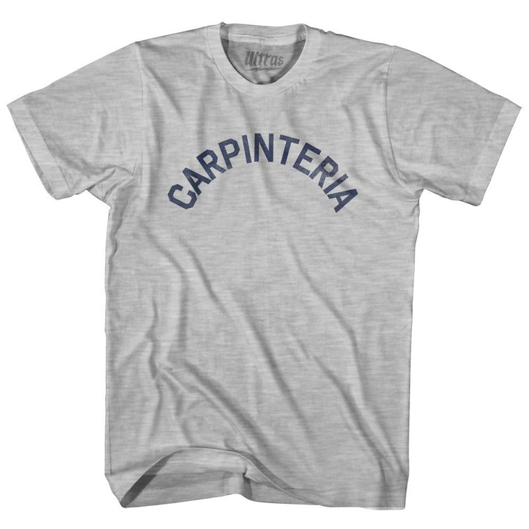 California Carpinteria Womens Cotton Junior Cut Vintage T-Shirt - Grey Heather