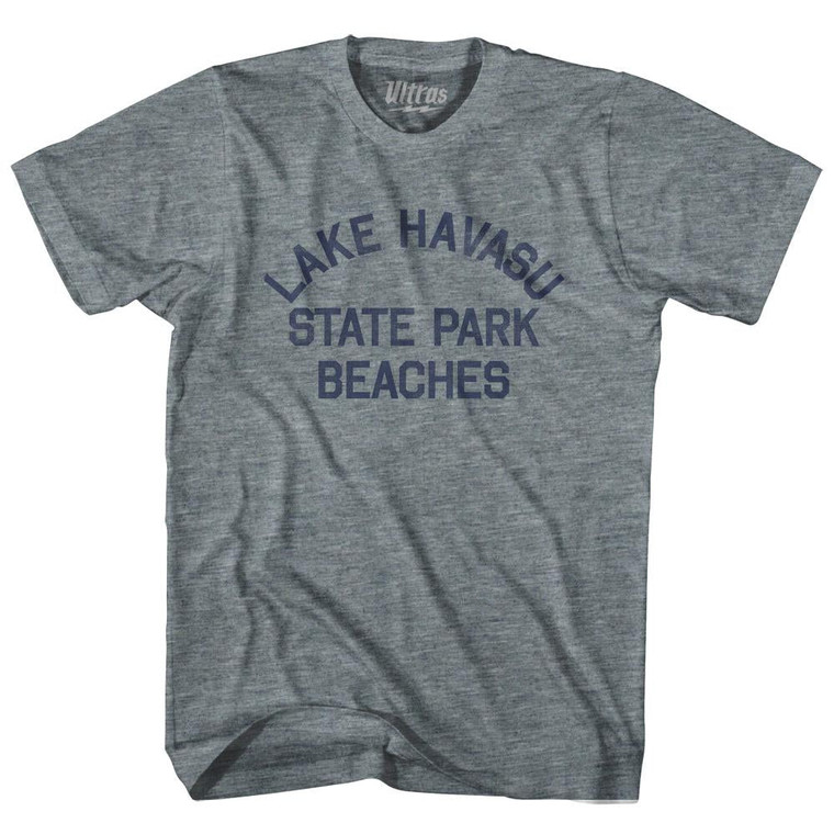 Arizona Lake Havasu State Park Beaches Youth Tri-Blend Vintage T-shirt - Athletic Grey