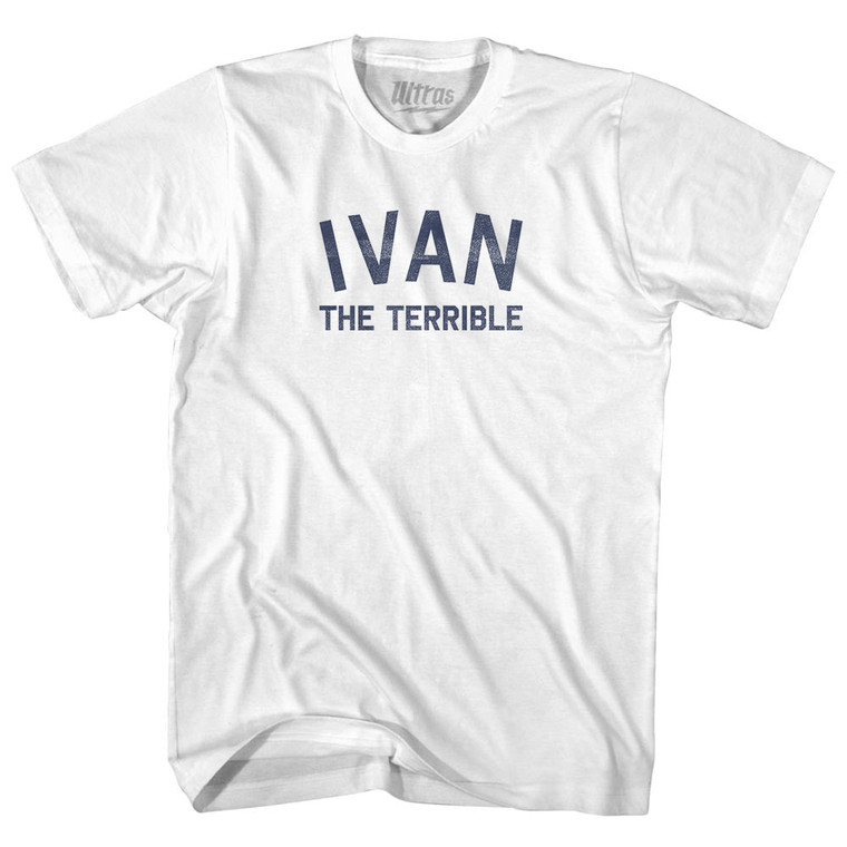 Ivan The Terrible Womens Cotton Junior Cut T-Shirt - White