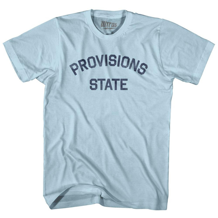 Connecticut Provisions State Nickname Adult Cotton T-Shirt - Light Blue