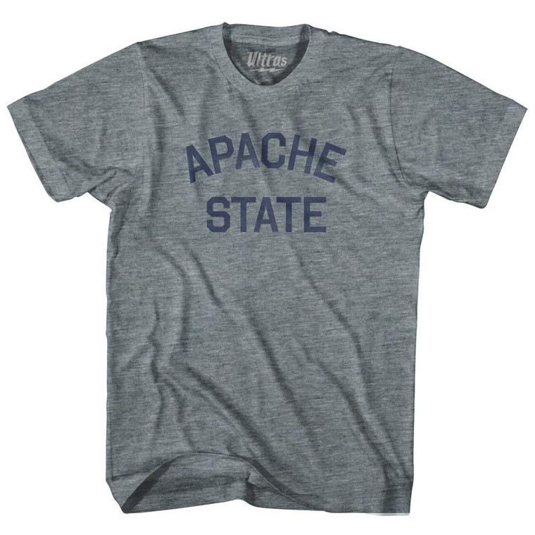 Arizona Apache State Nickname Womens Tri-Blend Junior Cut T-Shirt - Athletic Grey