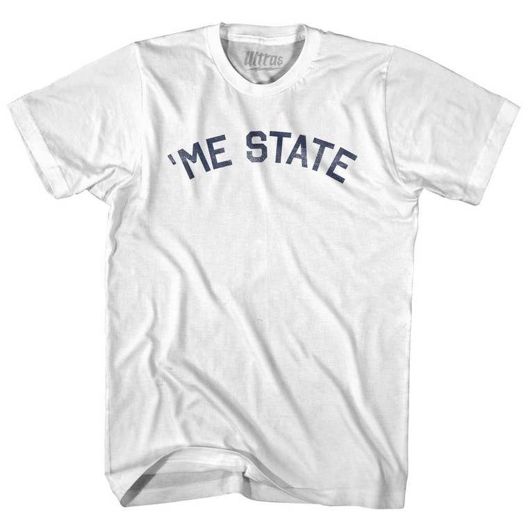 Alabama 'Me State Nickname Womens Cotton Junior Cut T-Shirt - White