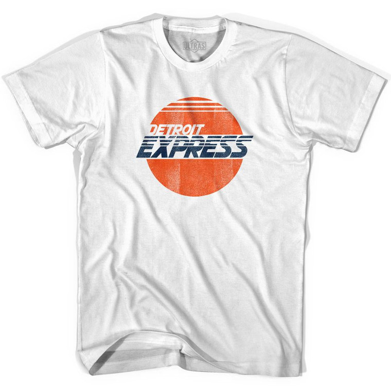 Detroit Express NASL Soccer Youth Cotton Soccer T-shirt - White