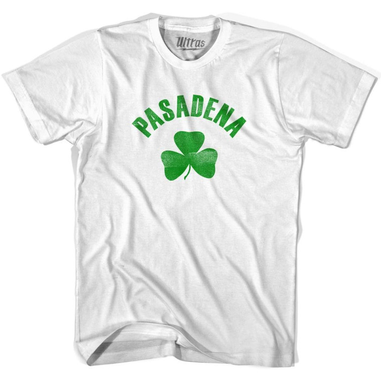 Pasadena Shamrock Cotton T-shirt - White